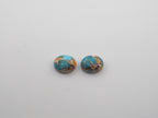 Oyster Copper Turquoise Cabochon Oval 10x8 mm Approximately 5.80 Carat (GTG-OT-33)