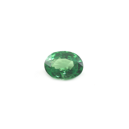 Tsavorite Oval Shape 6x 4.5 x 3 mm Single Piece Approximately 0.61 Carat