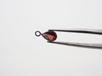 7x5mm Garnet Bezel, Single Connector, Garnet Bezel, Garnet Charm