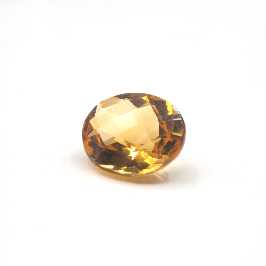 Citrine Oval Shape 11.0 x 9.0 x 5.7 mm Single Piece Approximately 3.10 Carat