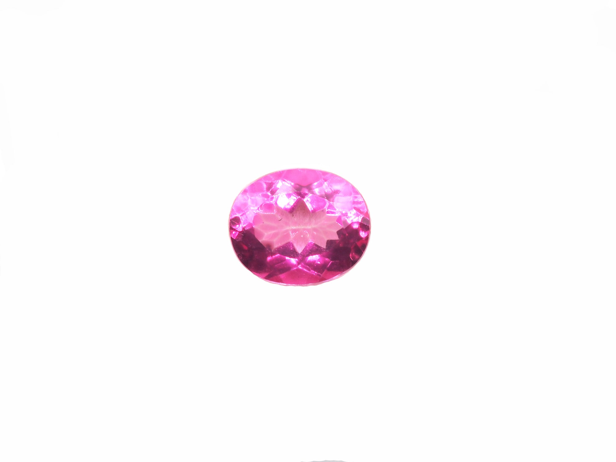 Pink Topaz Oval 12.2 x 10.2mm Approximately 5.62 Carat