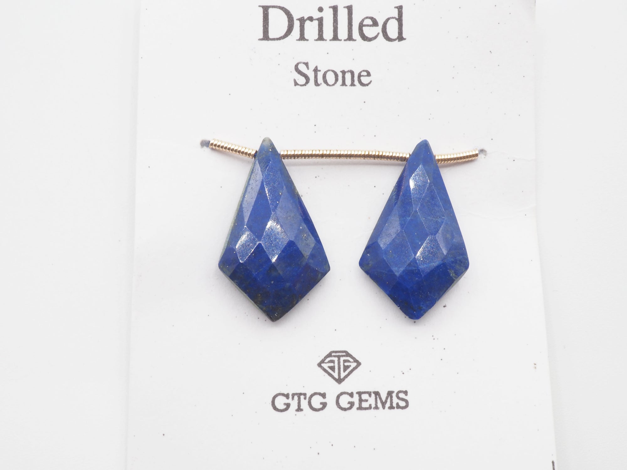 Drilled lapis Lazuli 23x13mm Approximately 18 Carat