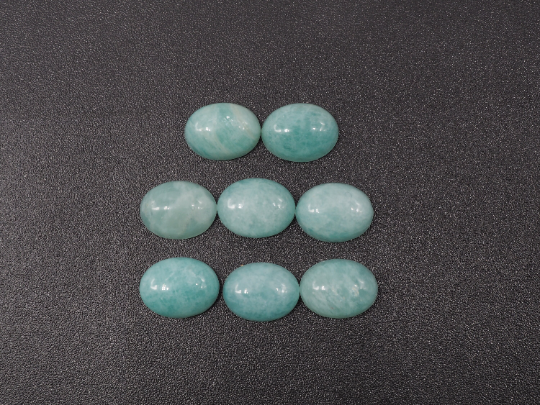 Amazonite Cab Oval 9x7mm Approximately 14.40 Carat