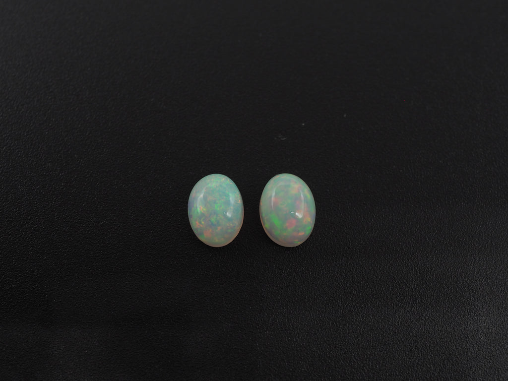 Ethiopian Opal Oval Shape 8x6 mm  Approximately 1.97 Carat , 2 Pieces (GTG-OP-171)