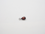 7x5mm Garnet Bezel, Single Connector, Garnet Bezel, Garnet Charm
