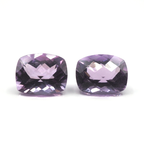 Amethyst Rectangle Shape 9.6 x 8 x 6.5 mm & 10 x 8 x 6.5 mm Approximately 6.10 Carat