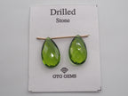 Drilled Peridot Hydro 22x13mm Approximately 21 Carat