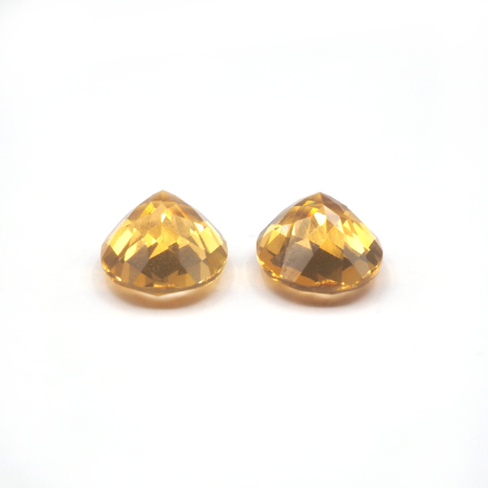 Citrine Oval Shape 9.0 x 7.0  mm & 9.0 x 7.0 mm Matching Pair Approximately 3.06 Carat