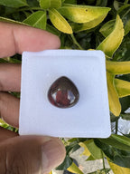 Ethiopian Black Opal 17.6x17.5x8.2mm Approximately 10.65 Carat