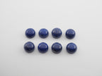 Lapis Cabs Round 8 mm Approximately 24 Carat, 8 Pieces