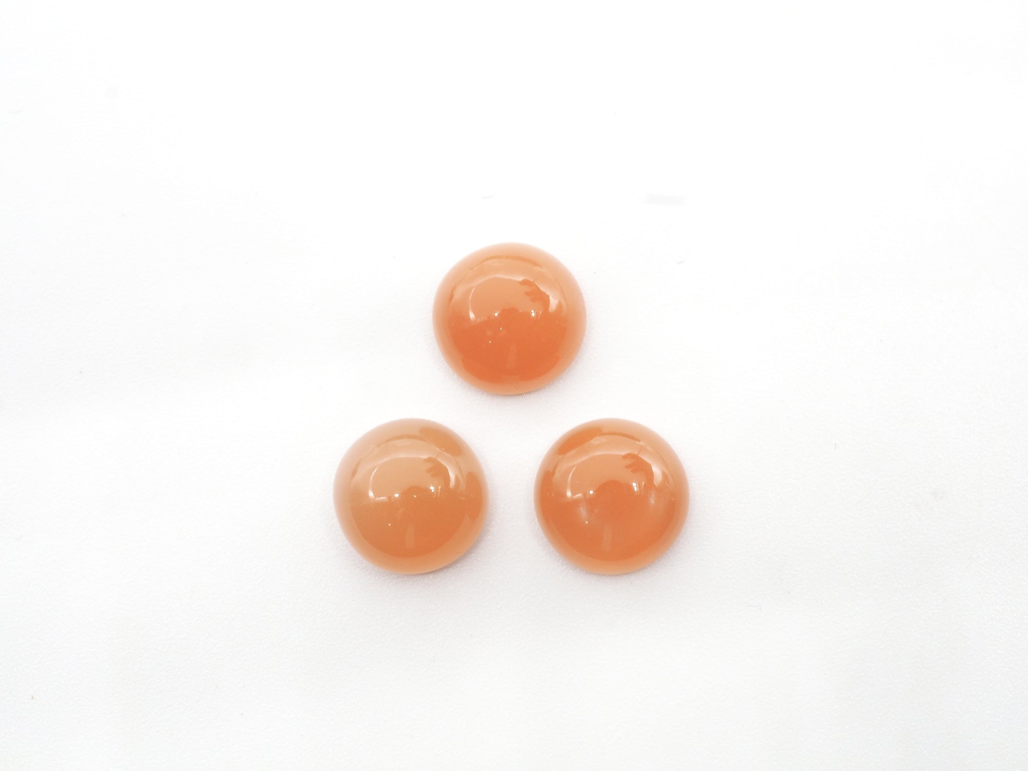 Peach Moonstone Cabs  10mm  Approximately 9.02 carat