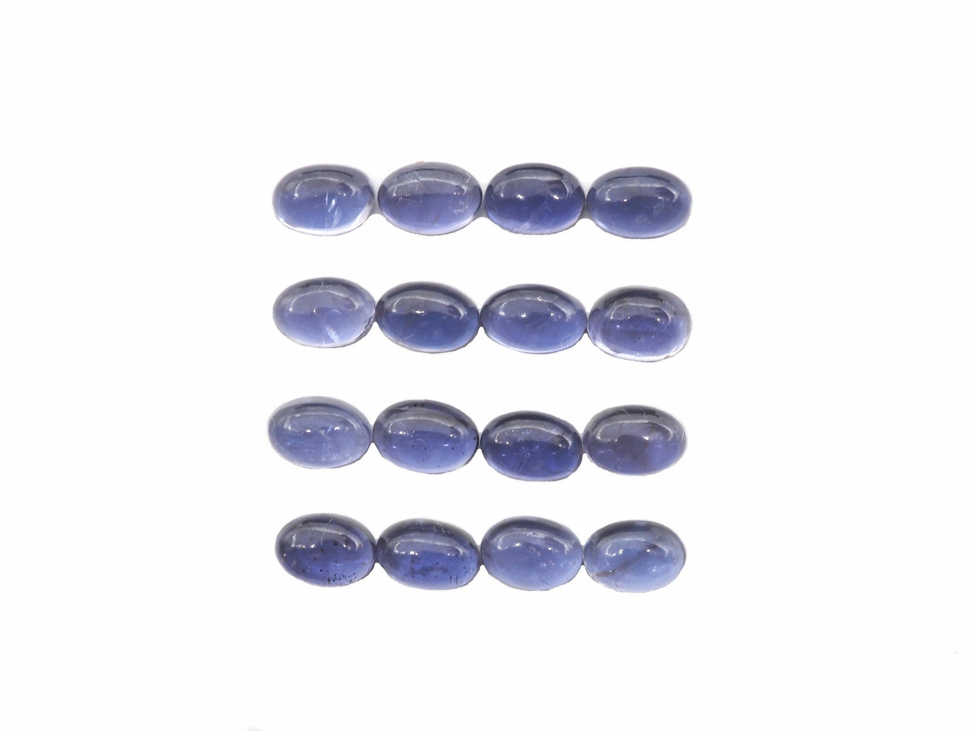 Iolite  6 x4mm Oval Cabs Approximately 7.58Carat