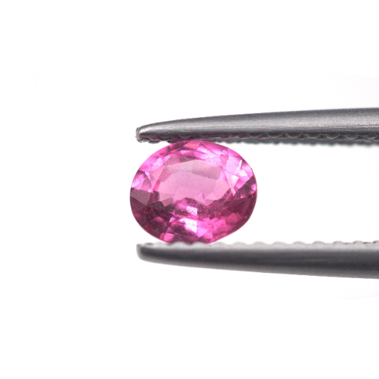 Pink Spinel Oval Shape 5.5 x 4.7 x 2.8 mm Single Piece Approximately 0.51 Carat