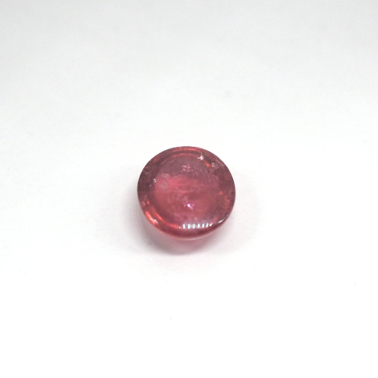 Rubellite Round Cabochon 9 x 8 mm Single Piece Approximately 2.15 Carat