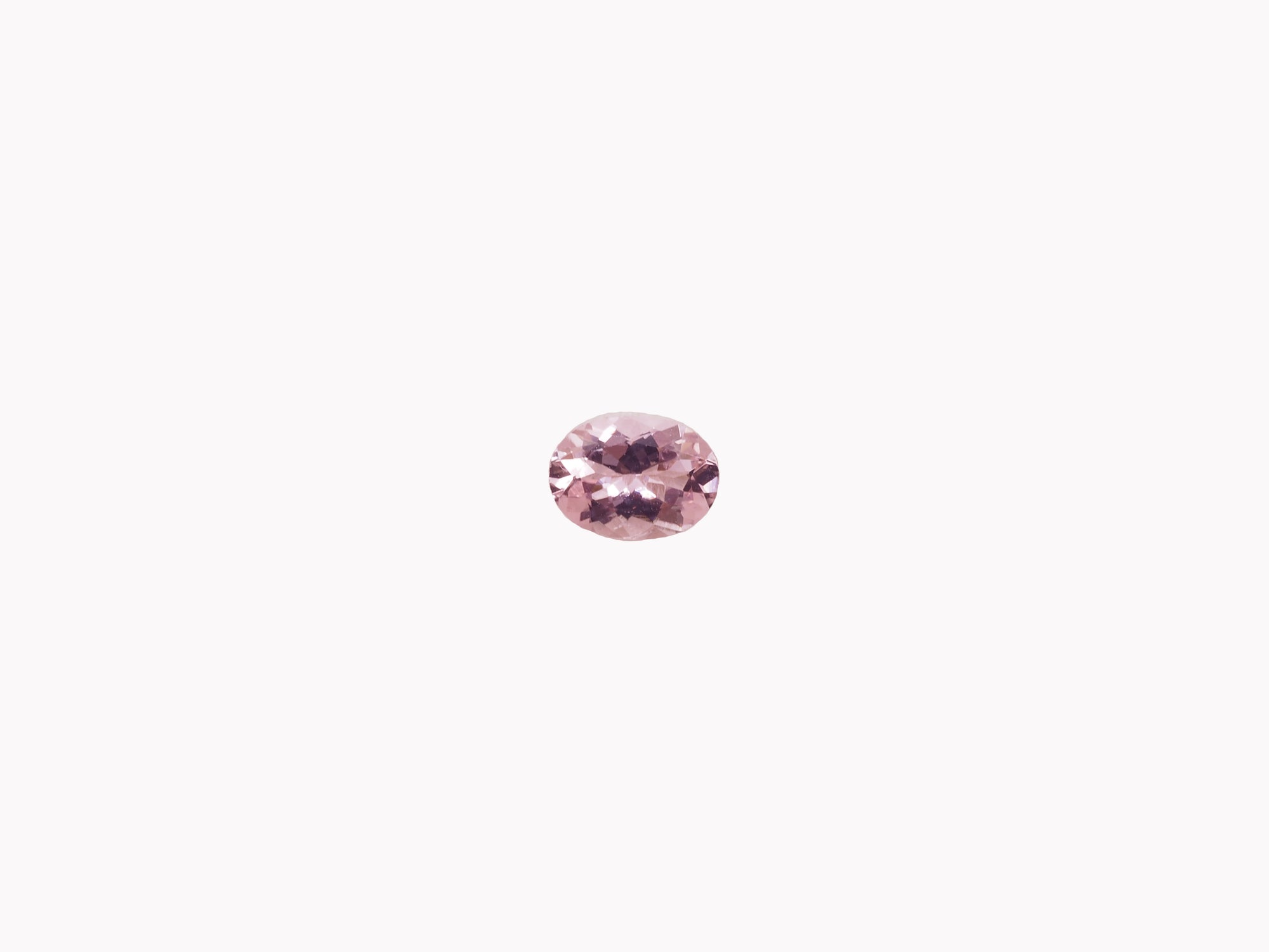 Pink Tourmaline Oval Shape  8x5.8x3.6mm Approximately 1.06 Carat