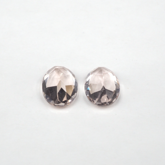 Morganite Oval Shape 7 x 5 x 3.5 mm Matching Pair Approximately 1.59 Carat