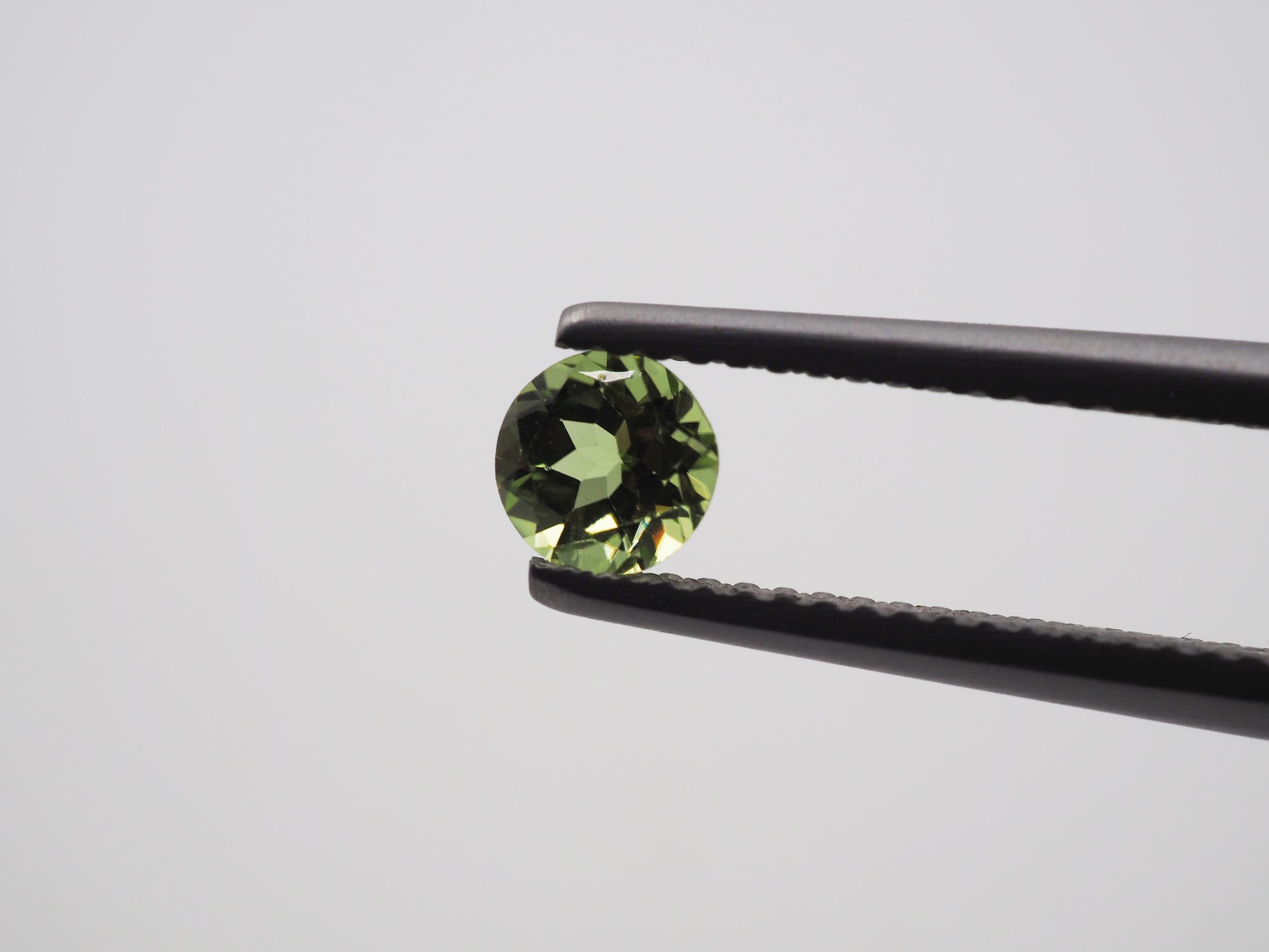 Peridot Round Shape 5 mm Matching Pair Approximately 0.92 Carat