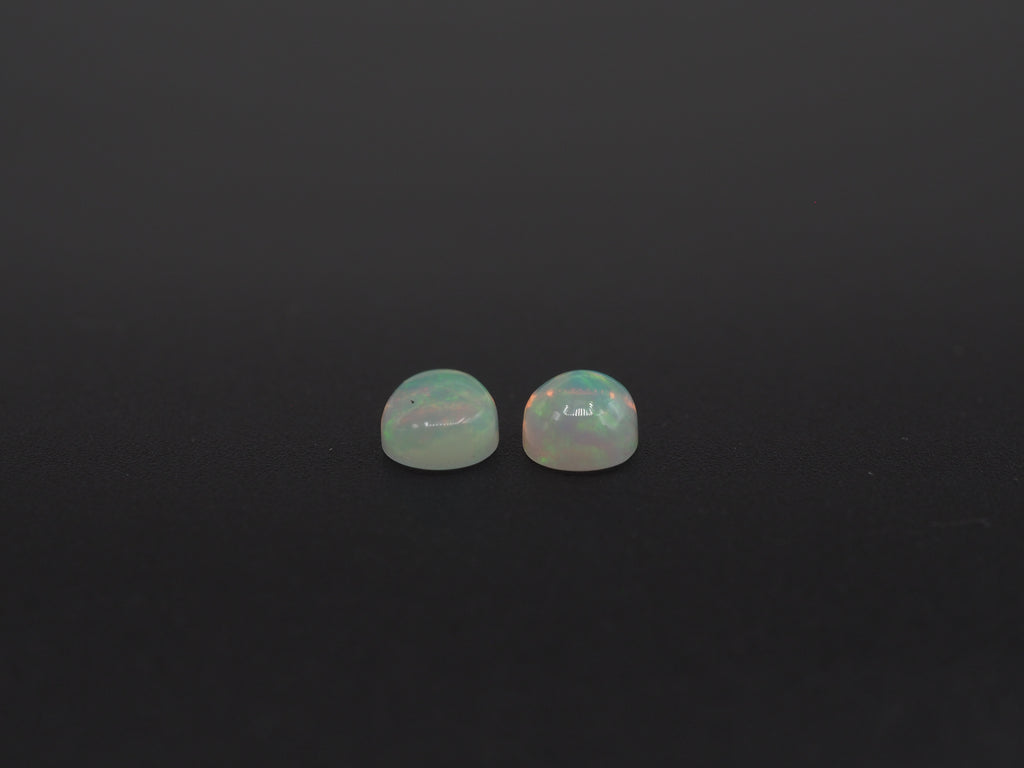 Ethiopian Opal Oval Shape 8x6 mm  Approximately 2.01 Carat , 2 Pieces (GTG-OP-177)