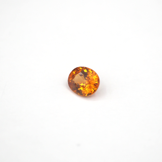 Spessartite Garnet Oval Shape 7.0 x 5.5 x 4 mm  Single Piece Approximately 1.28  Carat