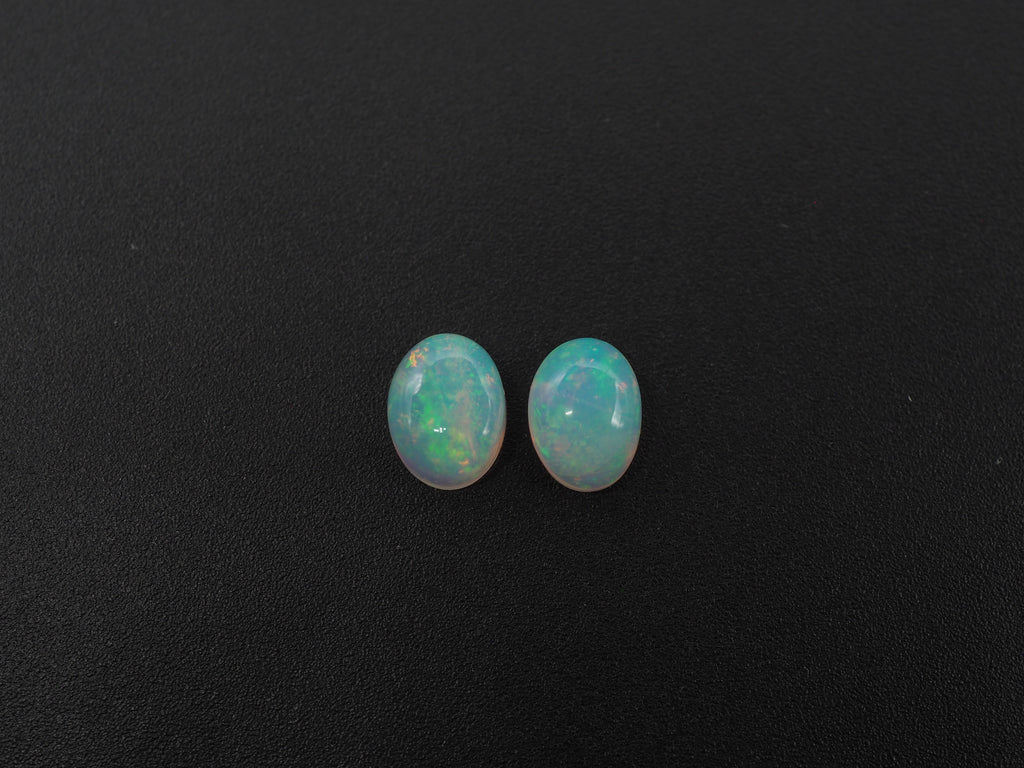 Ethiopian Opal Oval Shape 8x6 mm  Approximately 2.09 Carat , 2 Pieces (GTG-OP-178)