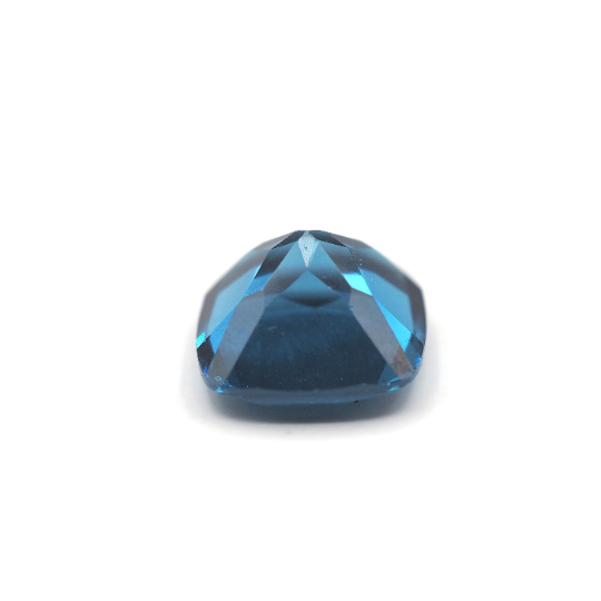 London Blue Topaz Cushion Square 10 x 6.4 mm Single Piece Approximately 4.99 Carat
