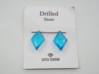 Hydro Drilled Faceted Blue Topaz  Approximately 14 Carat