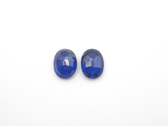 Blue Sapphire Oval Shape 9x7 mm Matching Pair Approximately 5.30 Carat