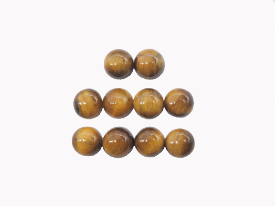 Tiger's  Eye  Cabs 7mm  Approximately 15.75 Carat