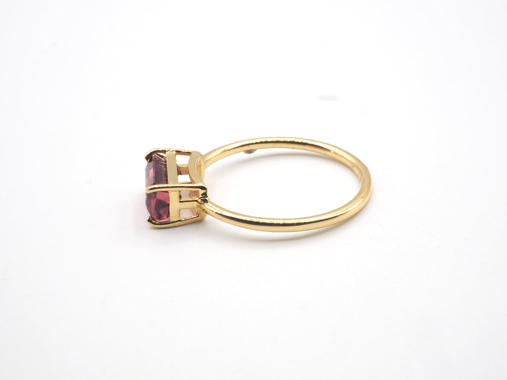 18K Yellow Gold Tourmaline Ring