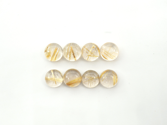 Golden Rutilated Quartz  7mm Approximately 12.08 Carat