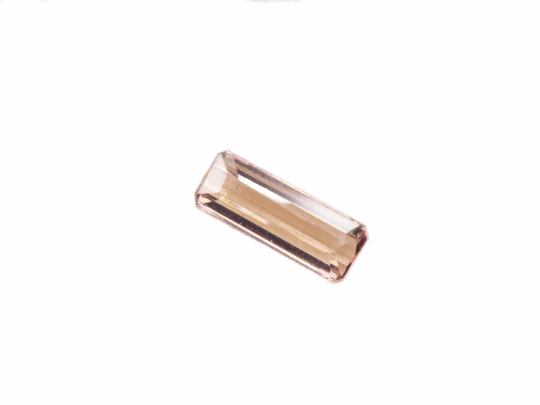 Tourmaline Rectangle Shape 11x4.2x3mm Single Piece Approximately 1.40 Carat