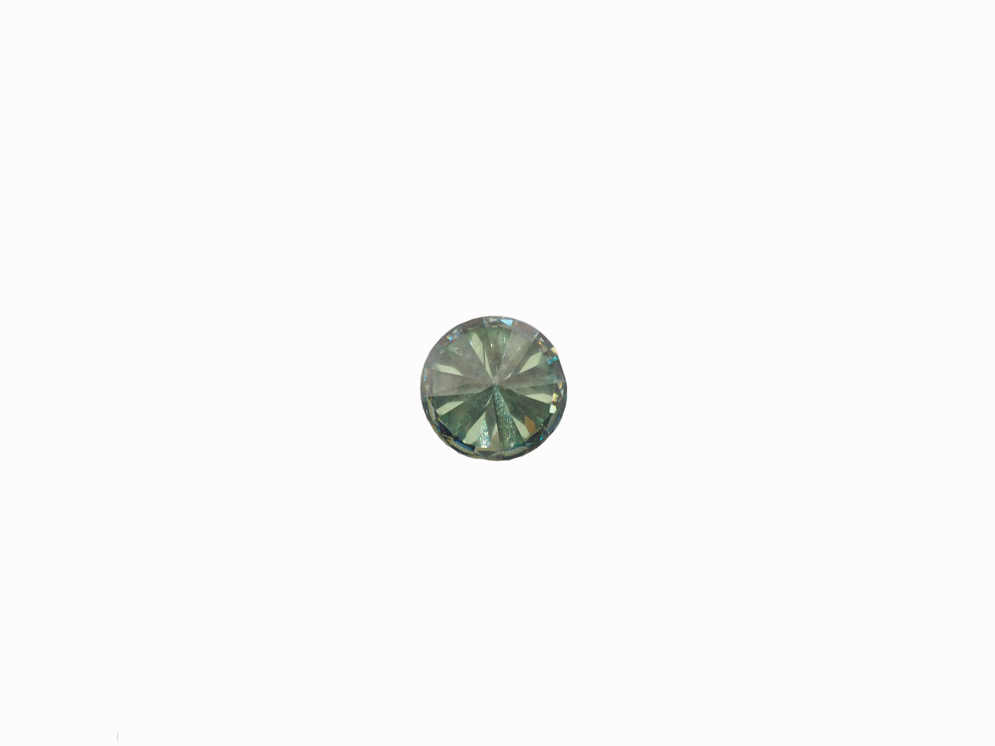 Moissanite Round Shape 9.9 mm Single Piece Approximately 3.30 Carat
