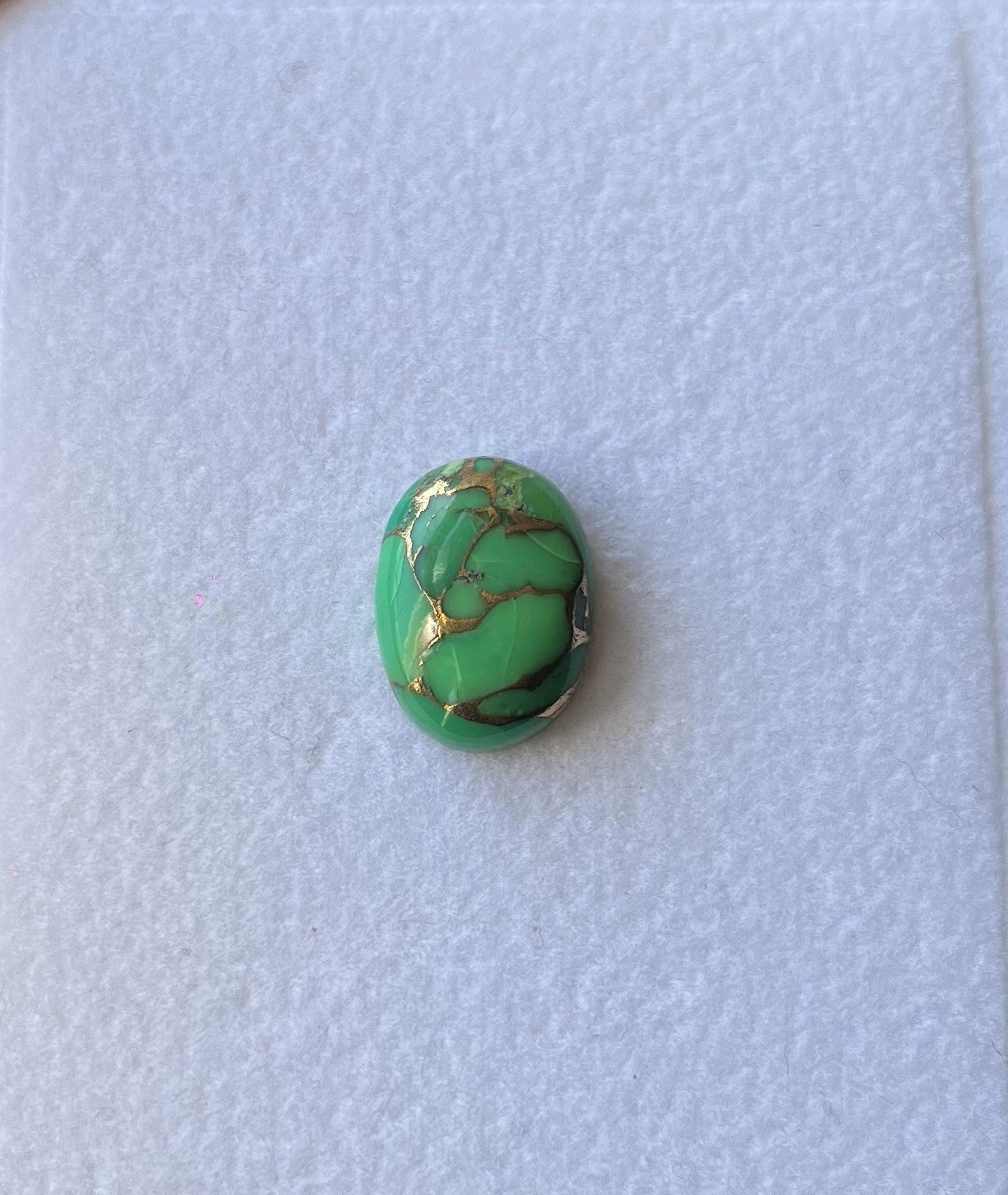 Green Copper Turquoise Cabs oval 16x12x5mm Approximately 8.42 Carat