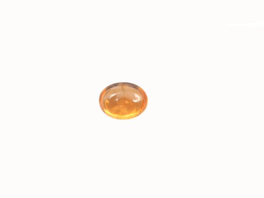 Spessartite Garnet Cabs Oval Shape 9.0 x 7.0 x 4 mm  Single Piece Approximately 2.54 Carat