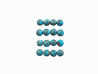 Blue Copper Turquoise Cabs Round 5mm Approximately 7.92 Carat
