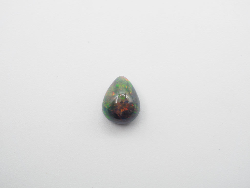 Ethiopian Black Opal 10.42x8.44x5.24mm Approximately 1.74 Carat