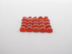 Orange Onyx Round Cabochon 4mm, 25 pieces,  Approximately 8 Carat (GTG-O-8)