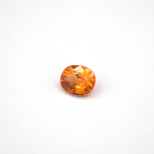 Spessartite Garnet Oval Shape 8 x 6.5 x 4.2 mm  Single Piece Approximately 1.89 Carat
