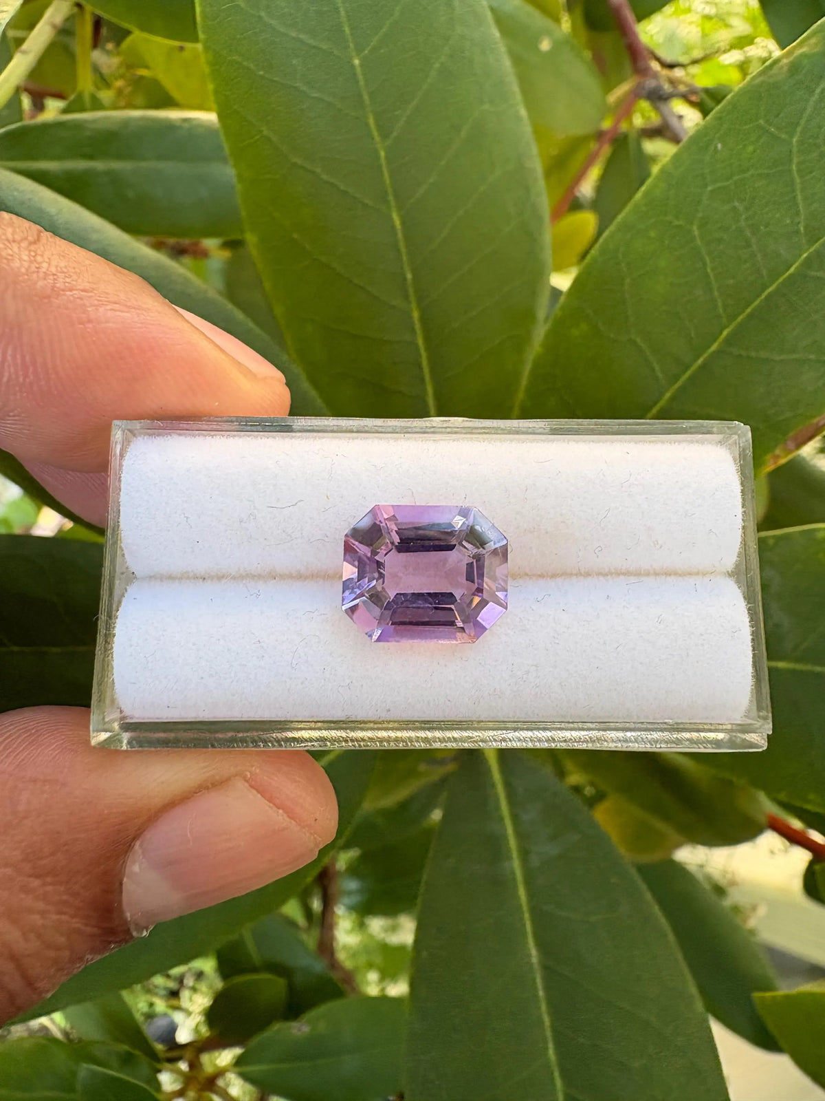 Pink Amethyst Faceted 11.50x9.6x6.6mm Single Piece Approximately 4.15 Carat