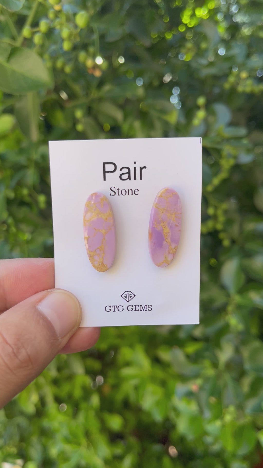 Phosphosiderite Matching Cabochon 15x11mm, Approximately 20.5 Carat (GTG-MPC-8)