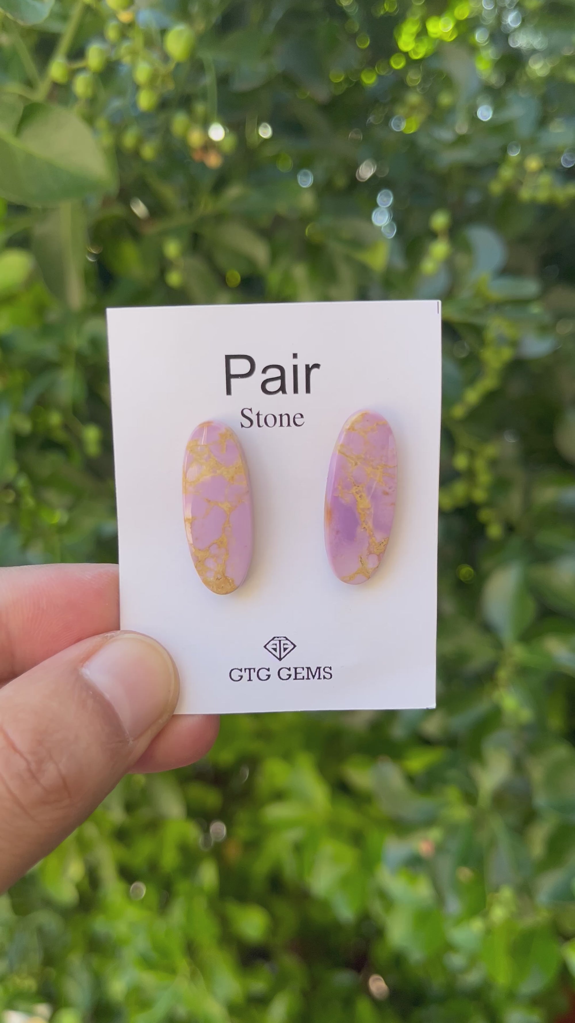 Phosphosiderite Matching Cabochon 15x11mm, Approximately 20.5 Carat (GTG-MPC-8)