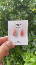 Rhodochrosite 18x9mm Matching Pair Cabochon