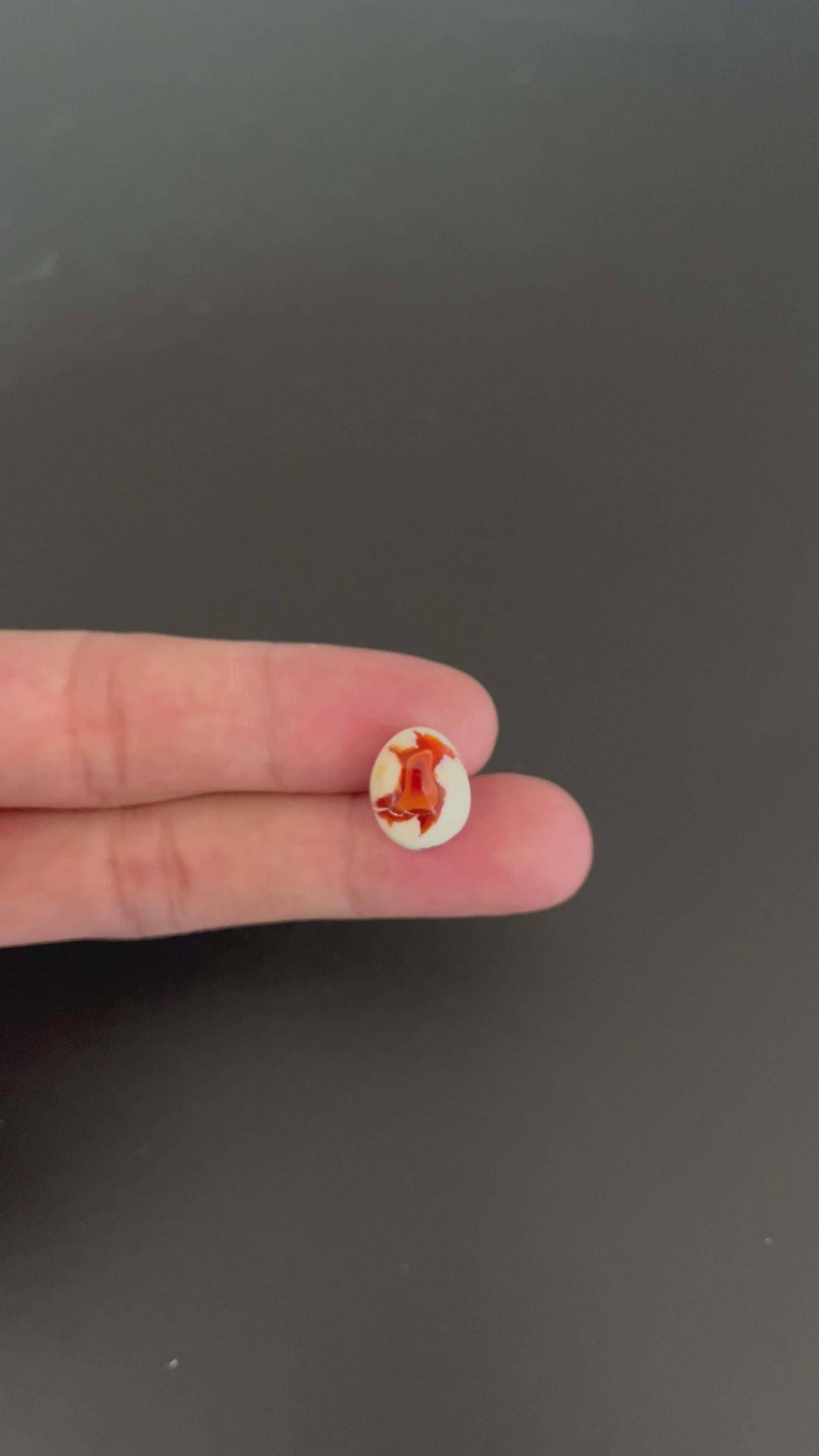 Mexican Fire Opal Cabochon 14x11 mm Approximately 5.28 Carat (GTG-MFO-4)