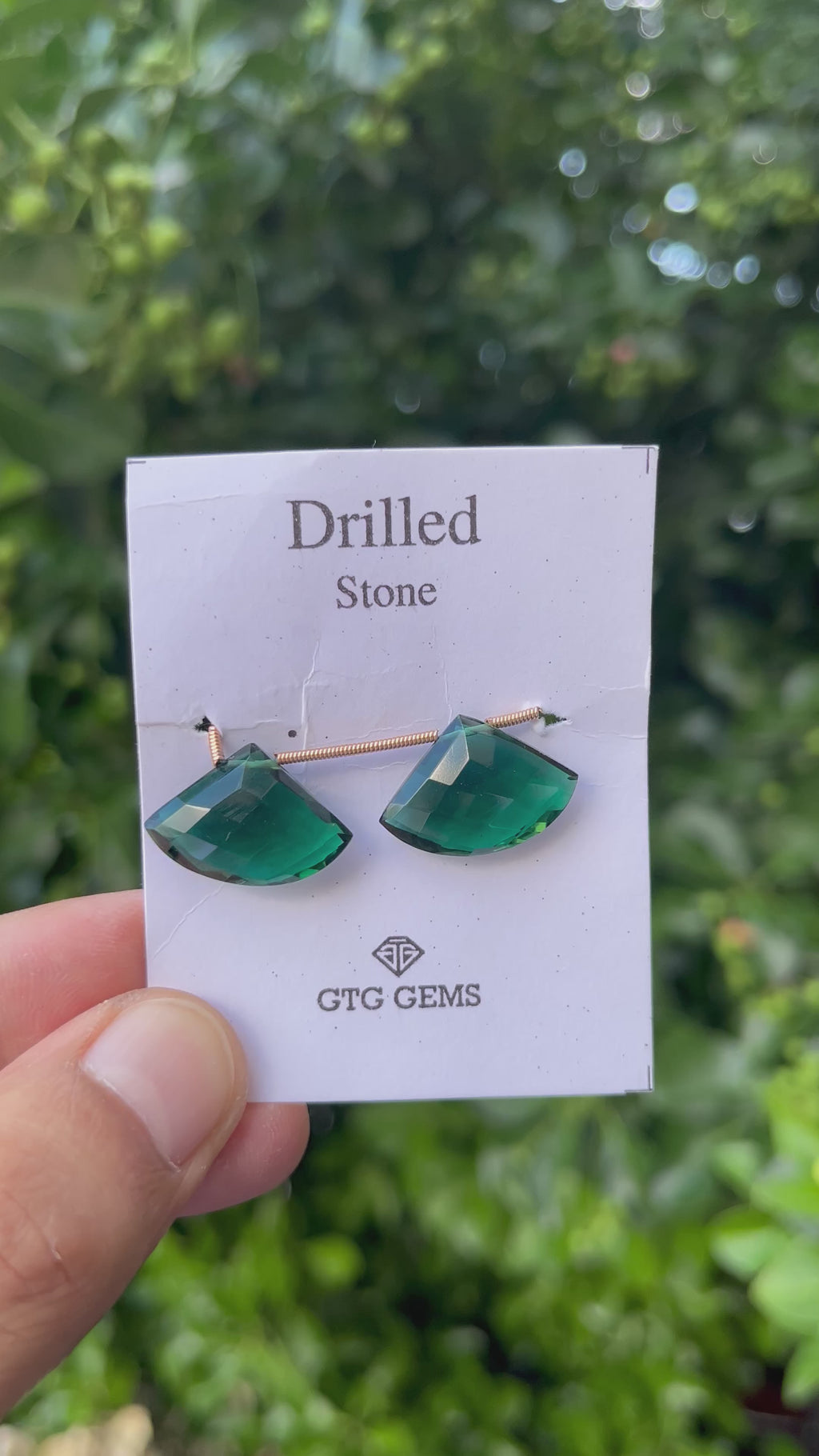 Hydro Drilled Tourmaline 11x20mm, Approximately 17.50 Carat (GTG-HT-1)