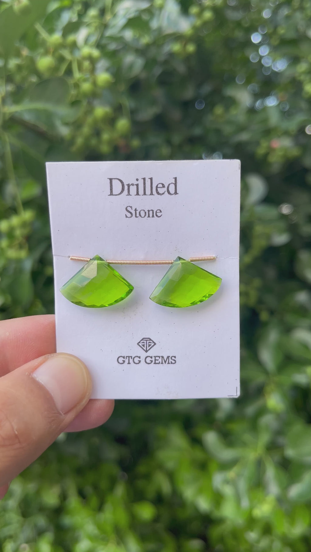 Drilled Peridot Hydro 14x20mm Approximately 16.50 Carat (GTG-HP-4)