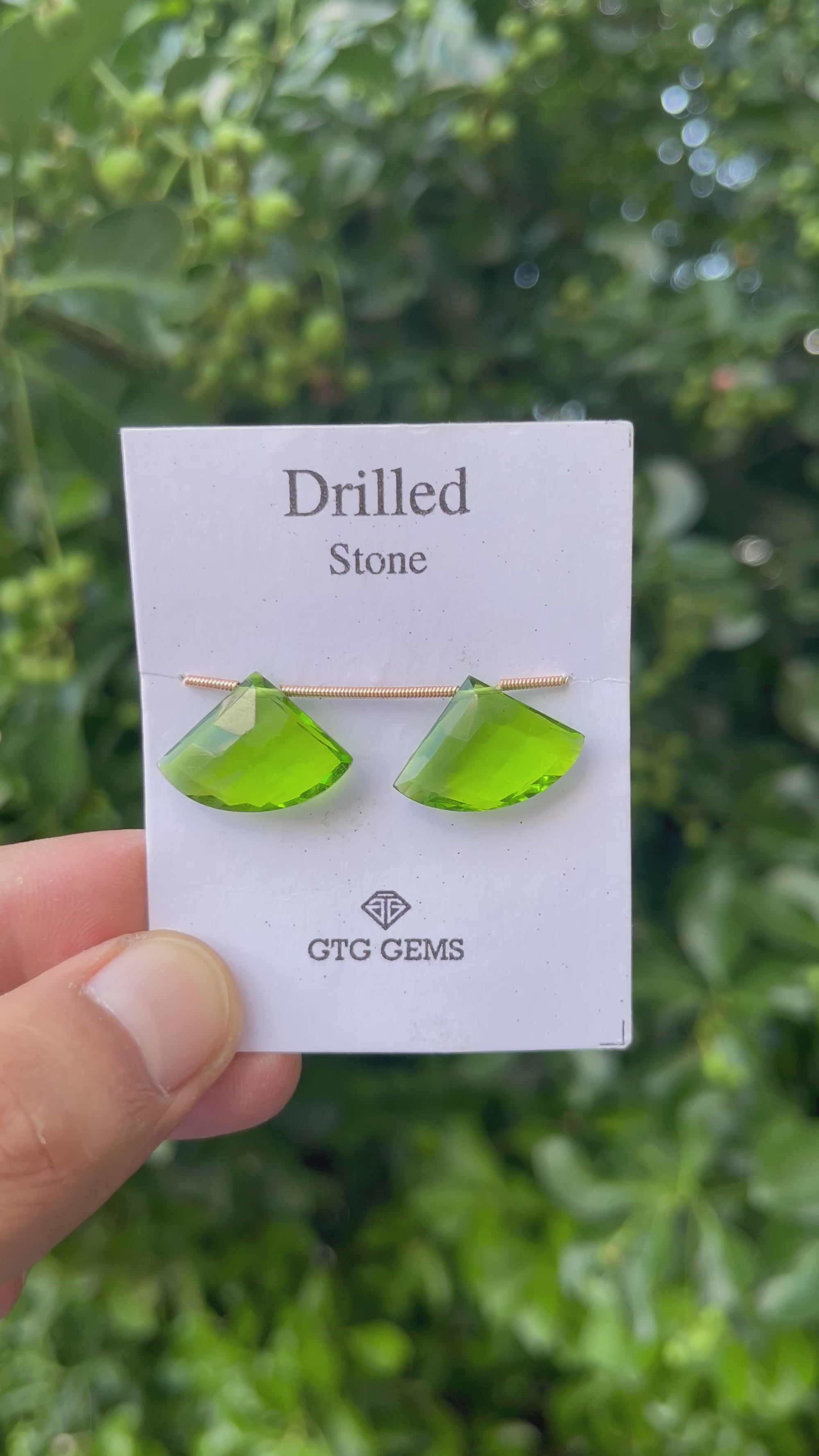 Drilled Peridot Hydro 14x20mm Approximately 16.50 Carat (GTG-HP-4)