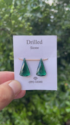 Hydro Drilled Tourmaline 22x13 mm, Approximately 14.50 Carat (GTG-HT-5)