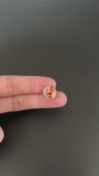 Mexican Fire Opal Cabochon 14x13 mm Approximately 8.69 Carat (GTG-MFO-8)