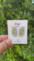 Serpentine Matching Cabochon 28x13 mm, Approximately 33 Carat (GTG-MSC-10)