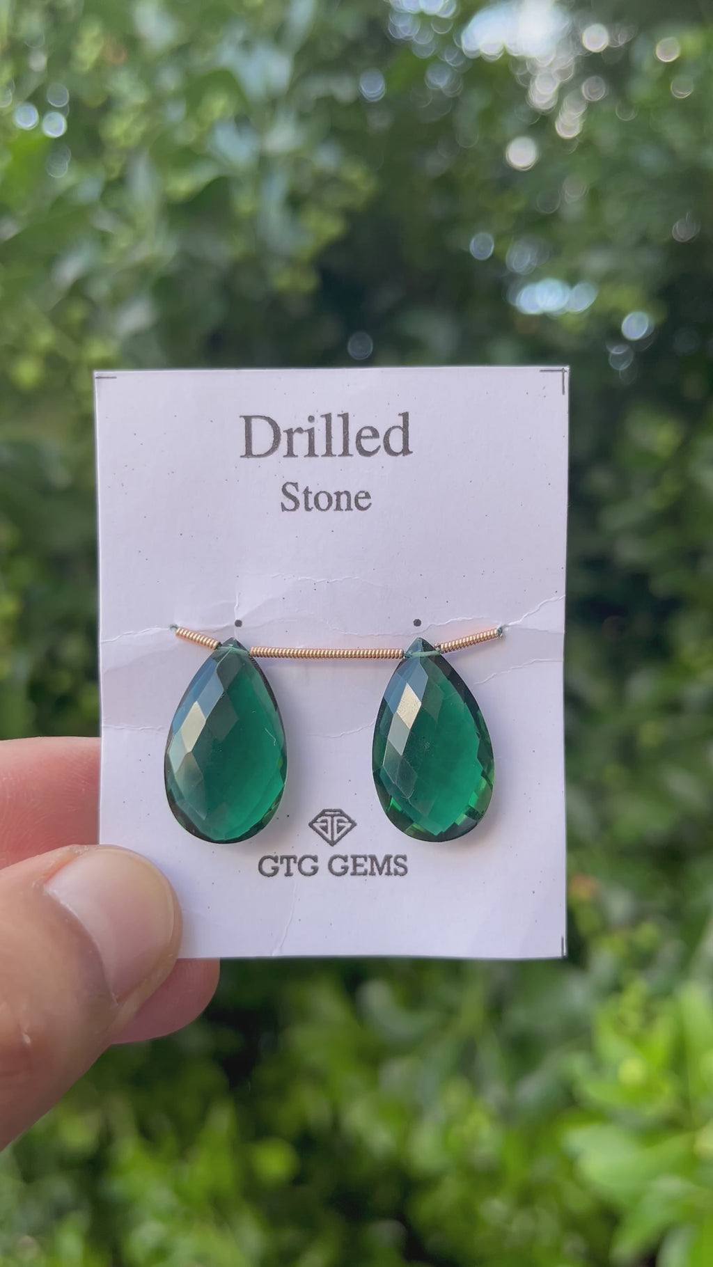 Hydro Drilled Tourmaline 2x13mm, Approximately 23 Carat (GTG-HT-2)